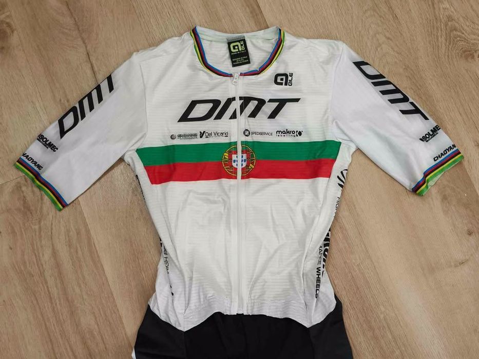 Fato de Ciclismo do Tiago Ferreira Campeão Nacional marca ALE Original