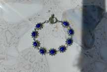 Bransoletka Bransoleta Lapis Lazuli Srebro Bali (Nowa)