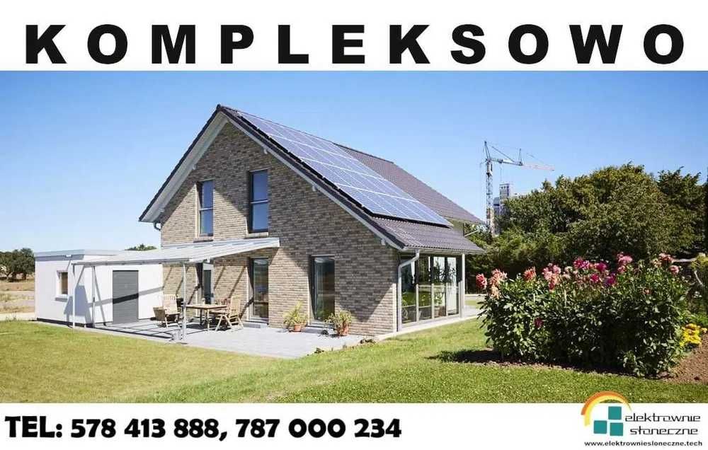 Instalacja fotowoltaiczna 8kwp + magazyn 16kwh + turbina 3kw + montaż