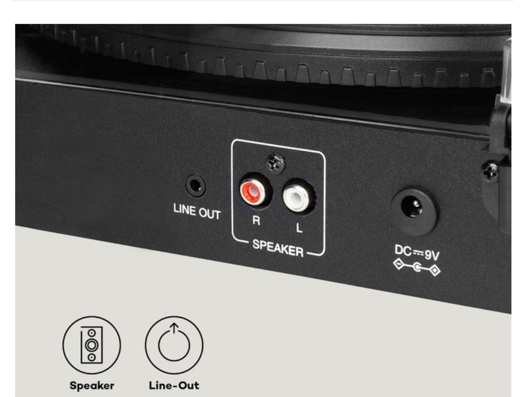 Ретро проигрыватель виниловых пластинок Auna TT-Play SE Bluetooth
