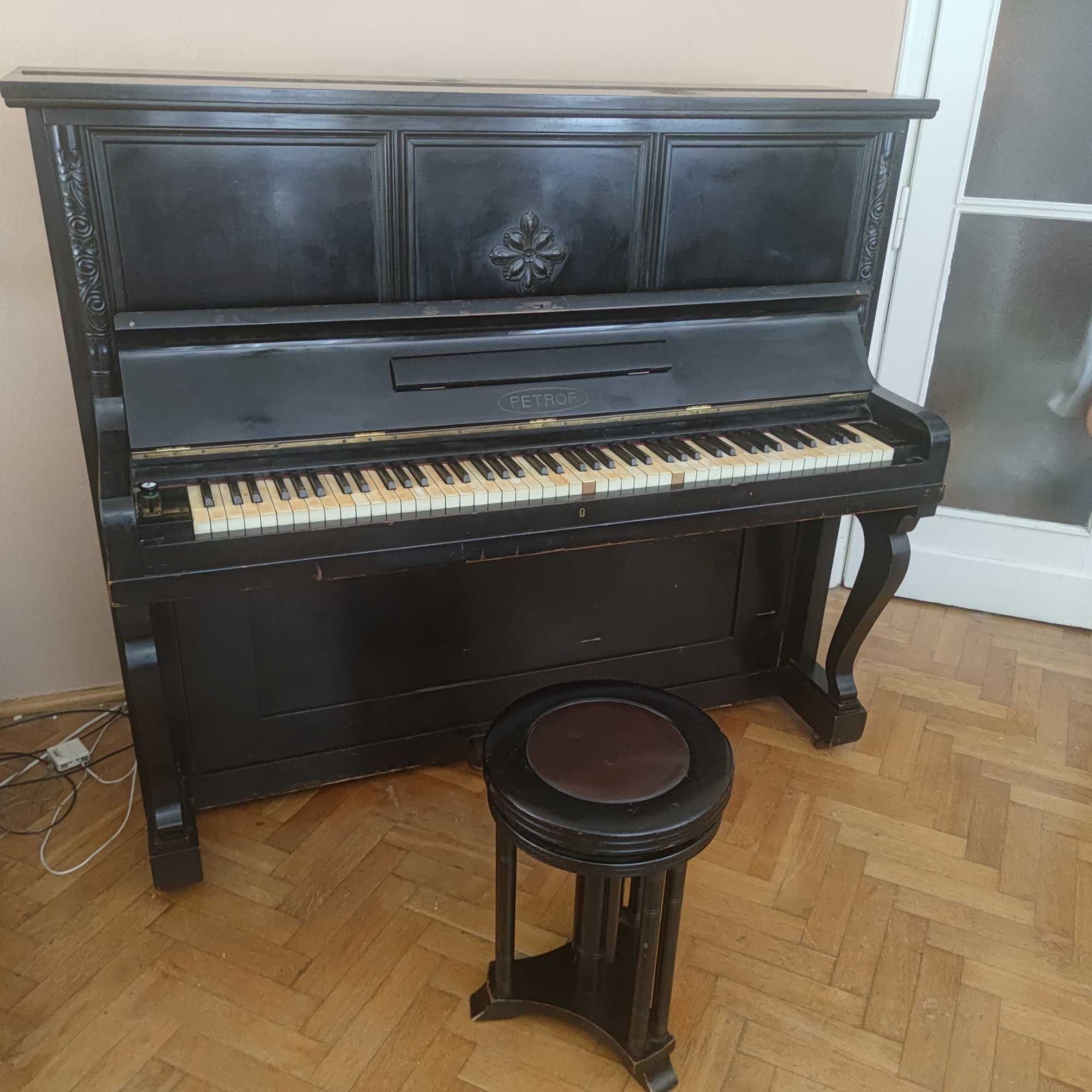 Pianino PETROF przedwojenne sprawne