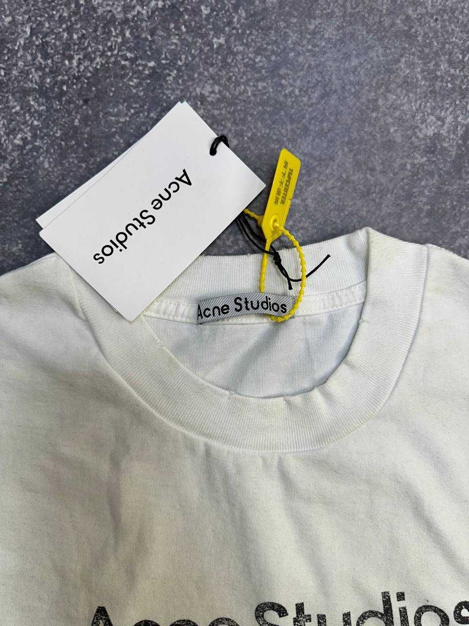Acne Studios STOCKHOLM 1996 лонгслів лонгслив футболка  белая S M