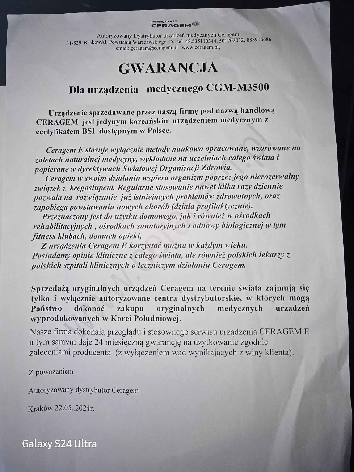 Ceragem Master łóżko do masażu