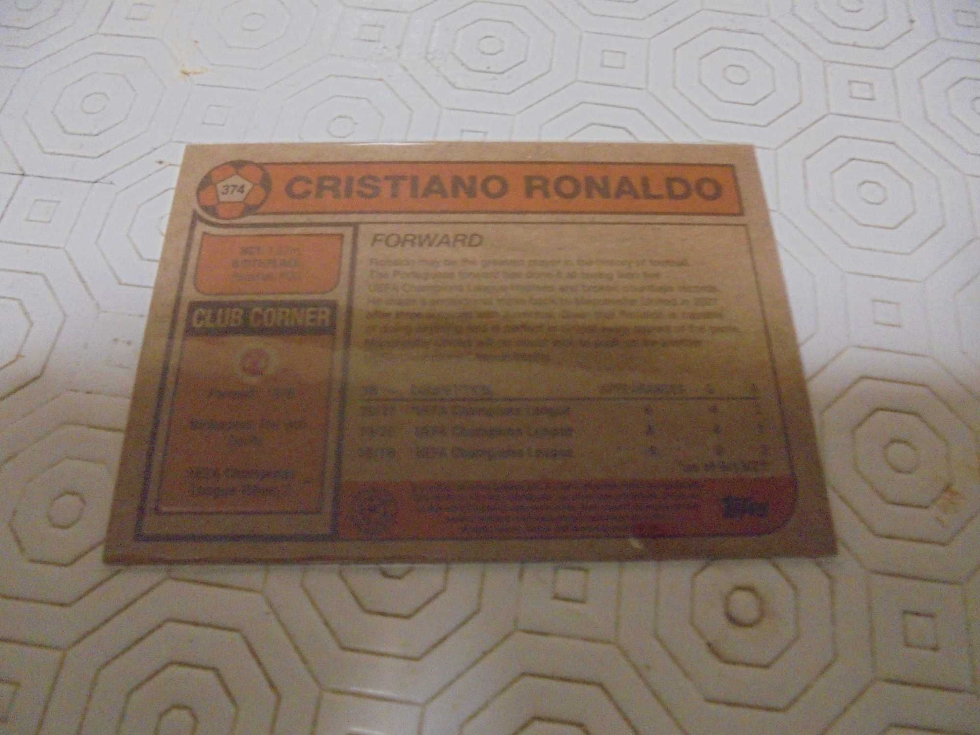 Cristiano Ronaldo + Lionel Messi 2021 UEFA cards
