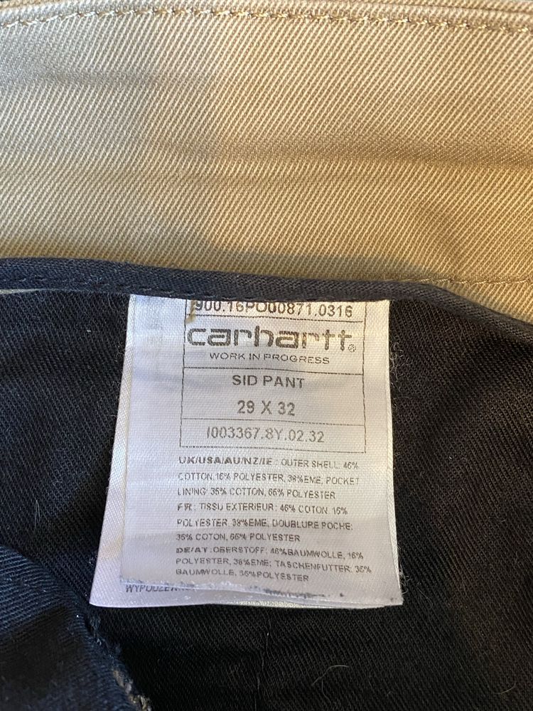 Carhartt spodnie piaskowe 29x32 klasyk