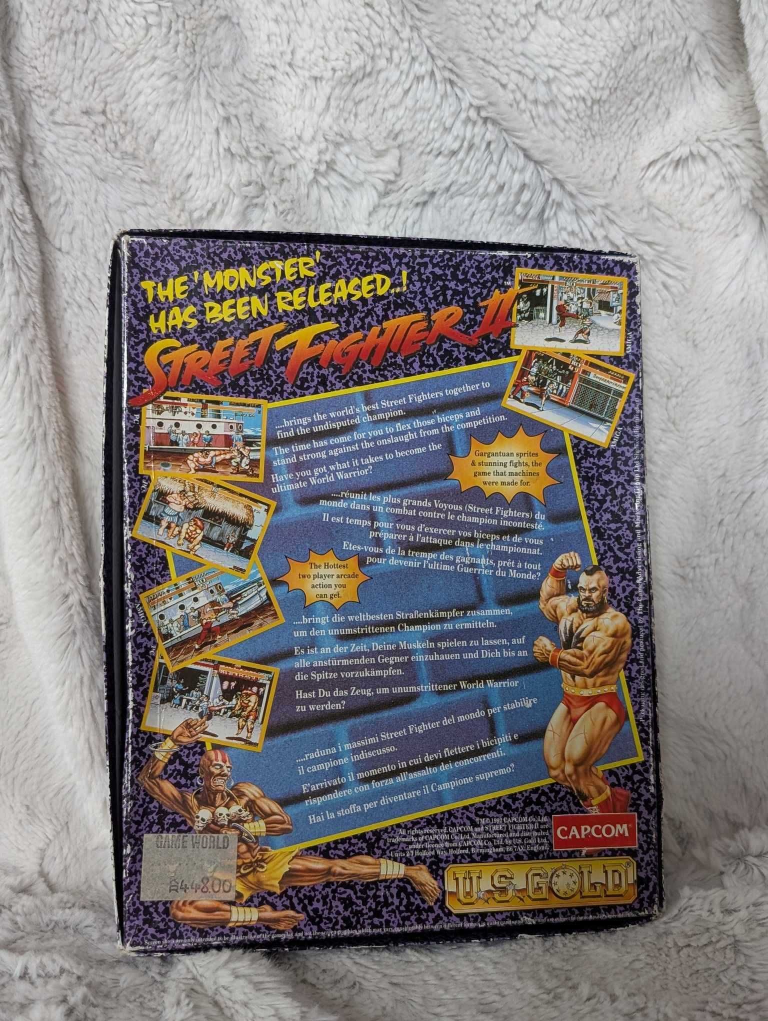 Street Fighter 2 Amiga 1992 Kolekcjonerska Edycja 4 Dyskietki