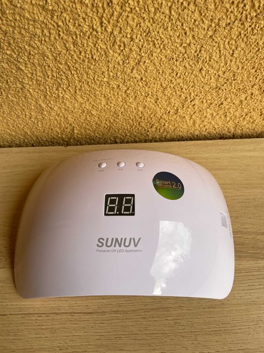 Lampa LED+UV sunuv 8 36 W różowy