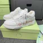 Кросівки Out of office For Walking Off-white / Офф вайт рожеві