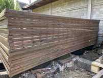 Przęsła ogrodzeniowe 20 szt. 250x125 cm – stalowe