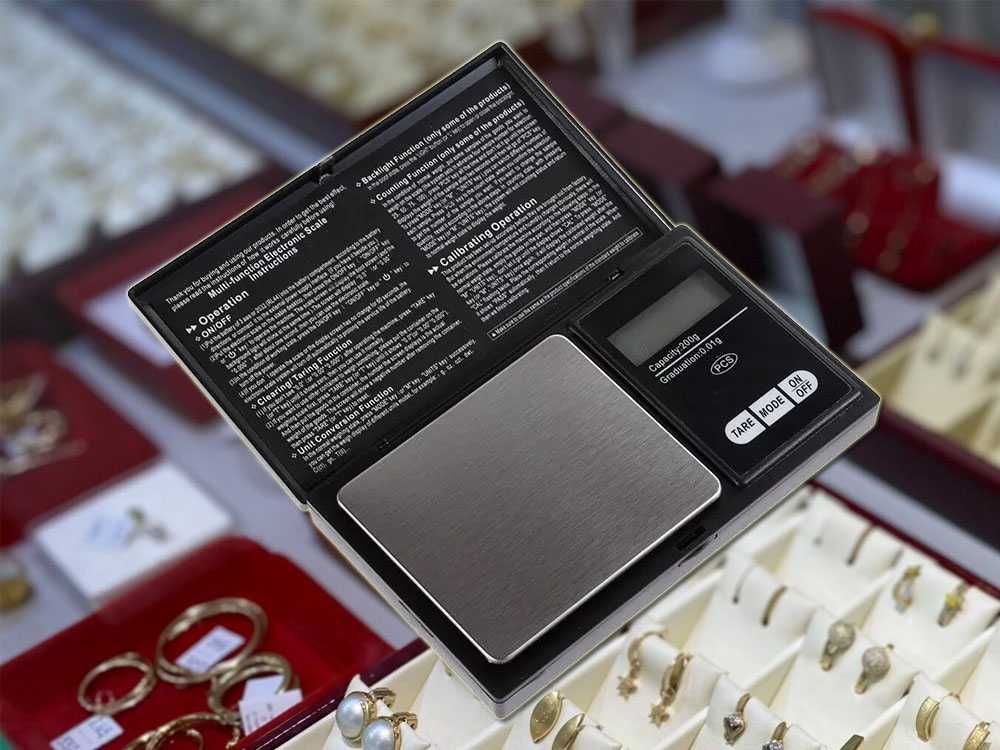 WAGA JUBILERSKA KIESZONKOWA 500g/0,01g Precyzyjna Elektroniczna MINI