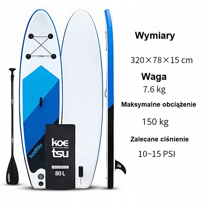 Fabrycznie nowe deski sup cały komplet