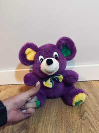 Miś myszka fioletowa pluszak zabawka dla dzieci