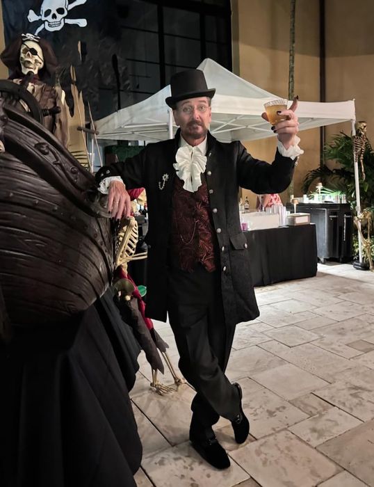 Strój Wiktoriański Męski Gotyk Frak Steampunk Halloween XL