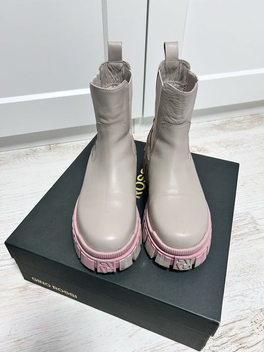 Botki skórzane sztyblety gino rossi