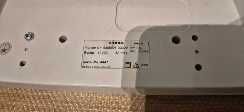 Monitor Sirona Sivison Monitor C+ D3399