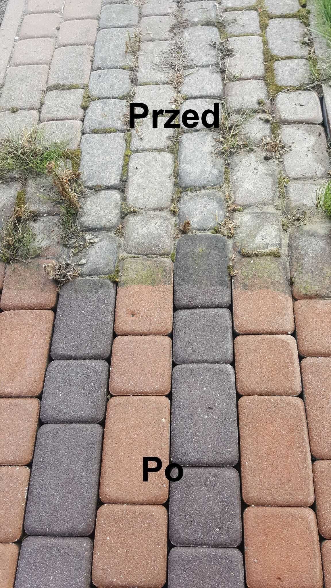 Mycie elewacji, kostki brukowej, czyszczenie tarasów, dachów, ogrodzeń