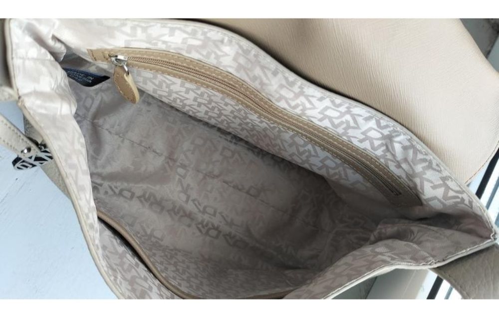 шкіряна сумка DKNY,