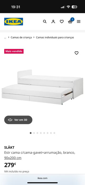 Cama 90x200 - slakt ikea