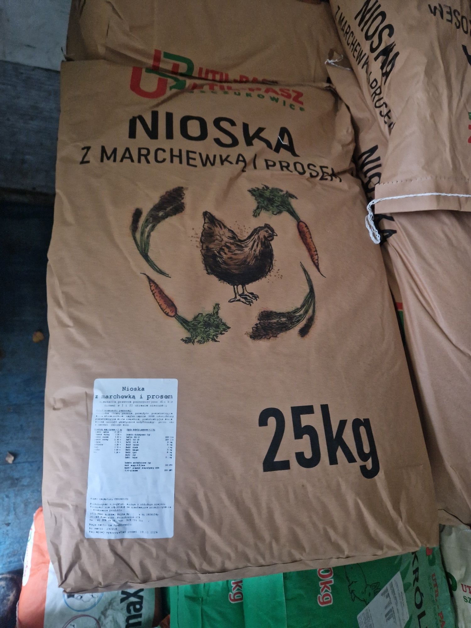 Pasza/karma dla kur - Nioska - worek 25kg