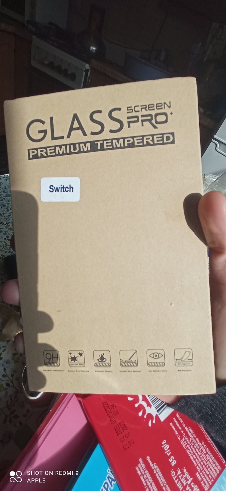 Захисне скло для ігрової консолі Nintendo Switch