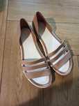 Sandaly balerinki nude modne nowe jak crocs