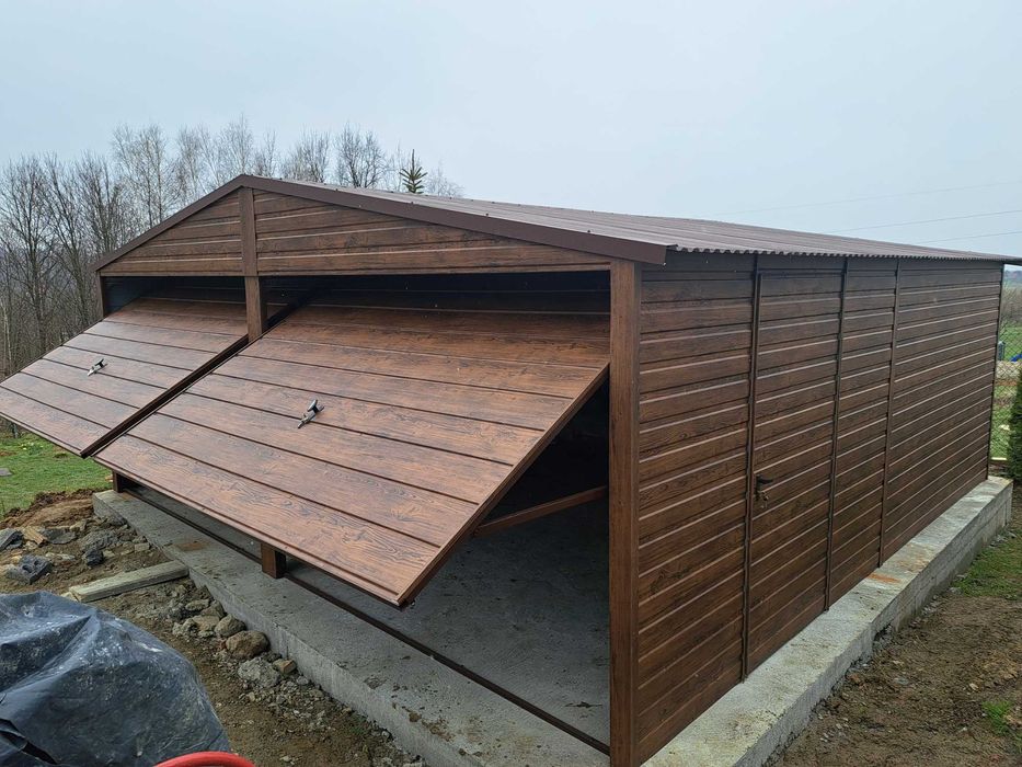 Garaże blaszane, wszystkie wymiary profil zamknięty ,producent