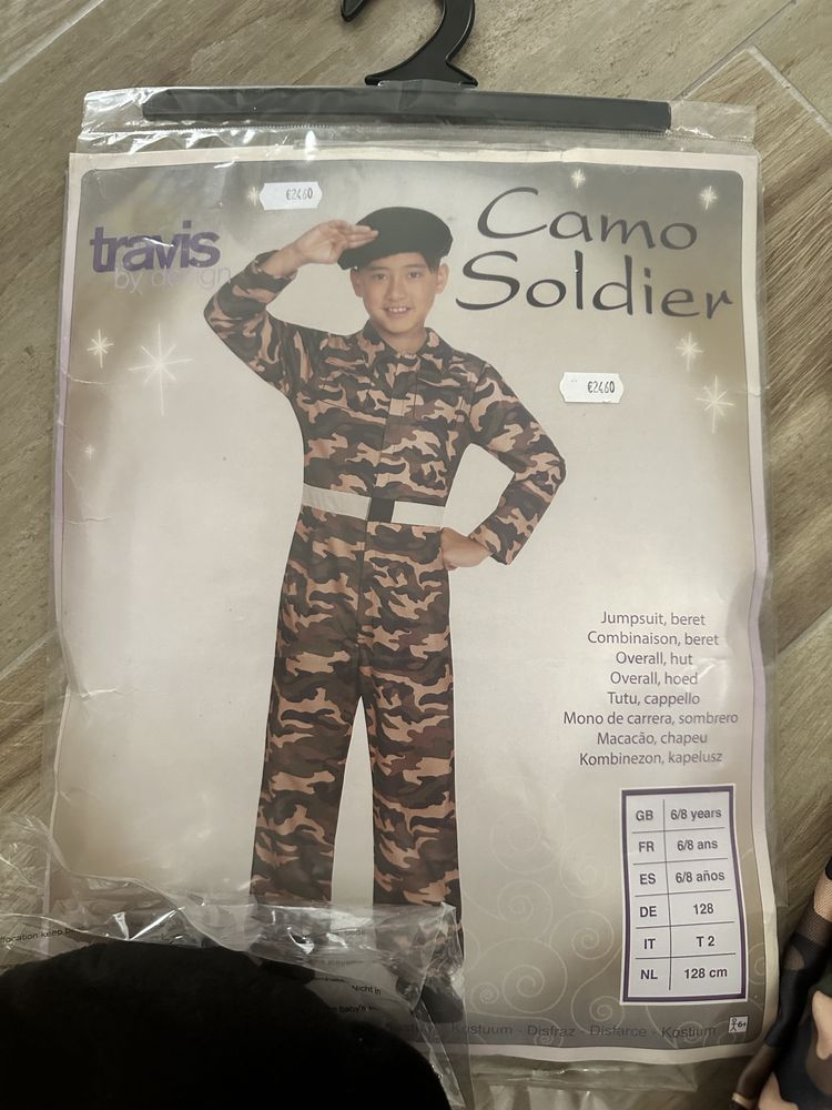 Fato fantasia soldado