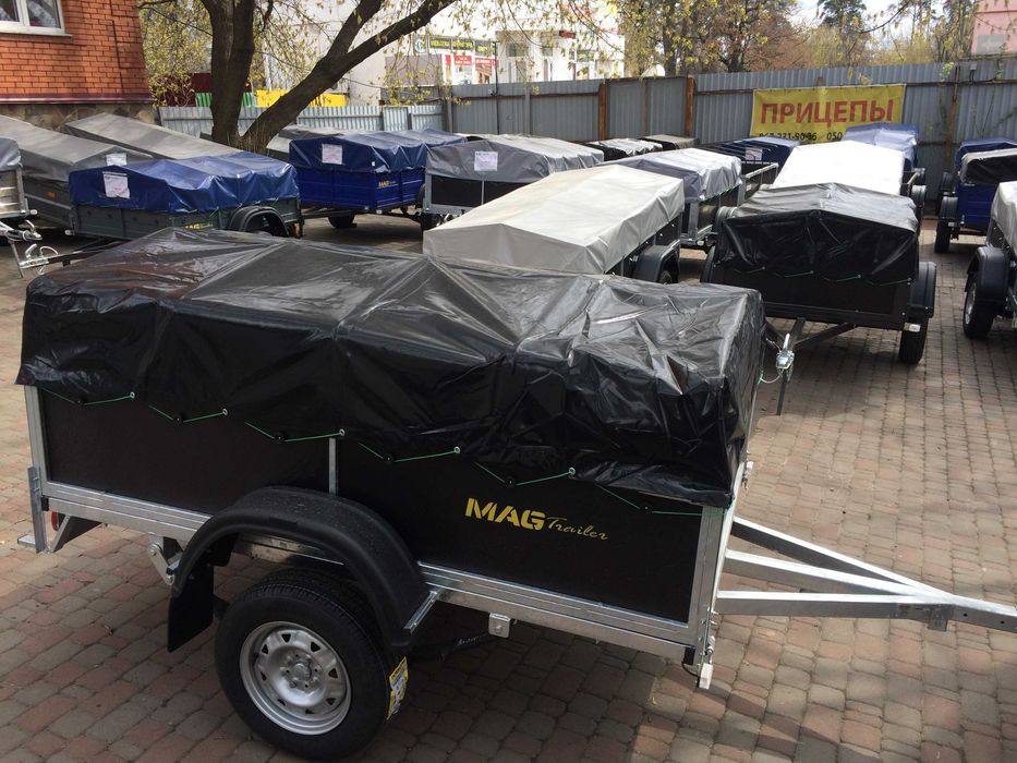 Легковий оцинкований причіп