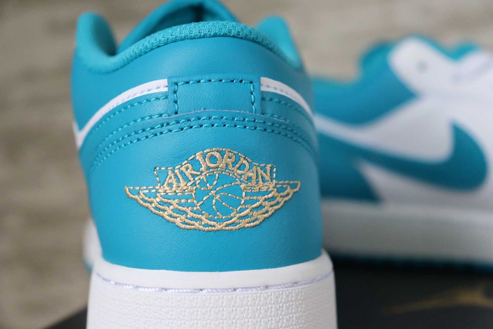 Nike Air Jordan 1 Low Celestial Gold Aquatone 40 *NOWE*