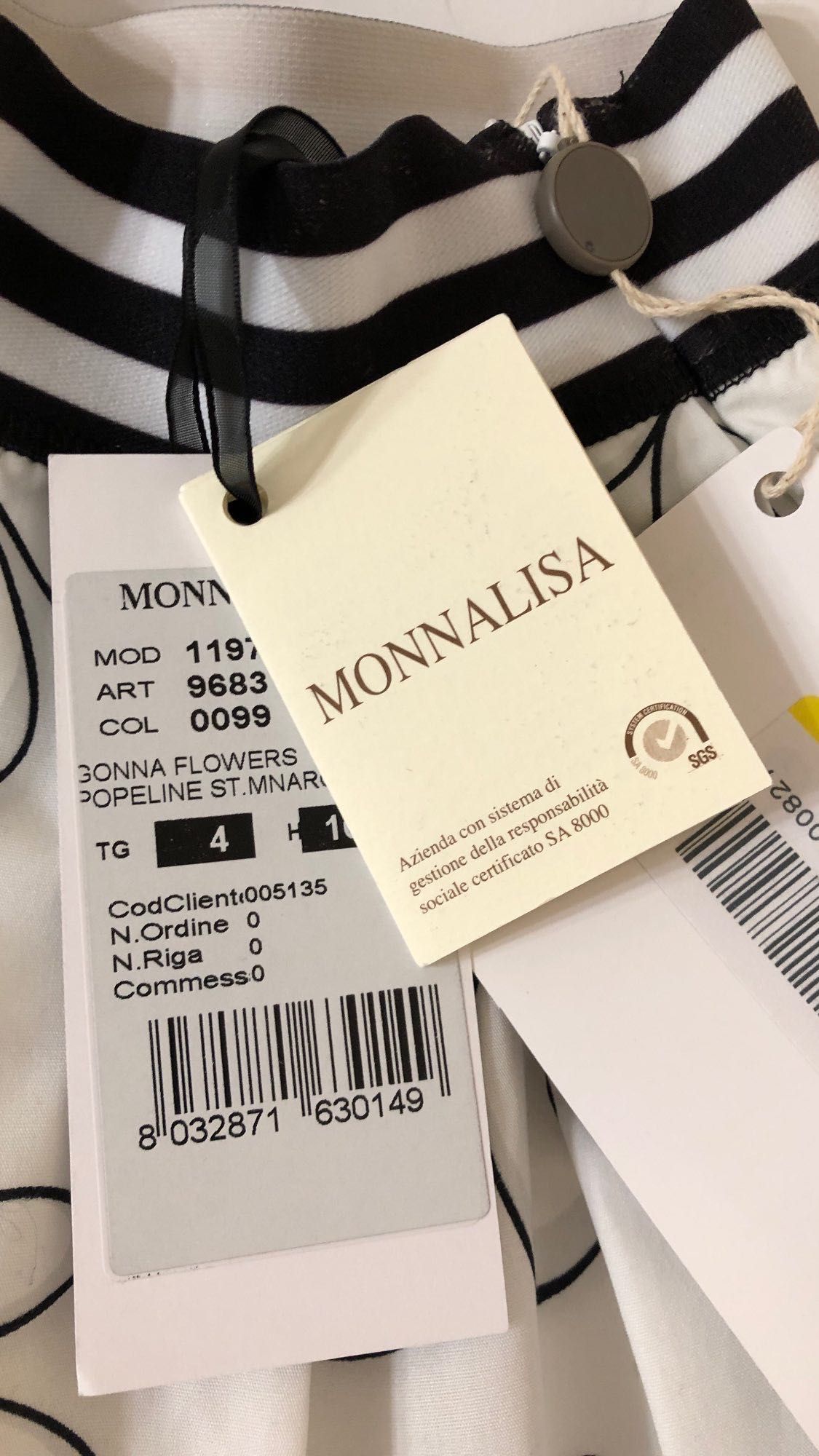 Куртка нова спідниця Monnalisa 6 років dior