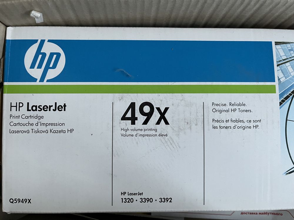 Картридж HP 49× 1320/1160 Q5949Х для LaserJet 1160, 1320, 3390, 3392
