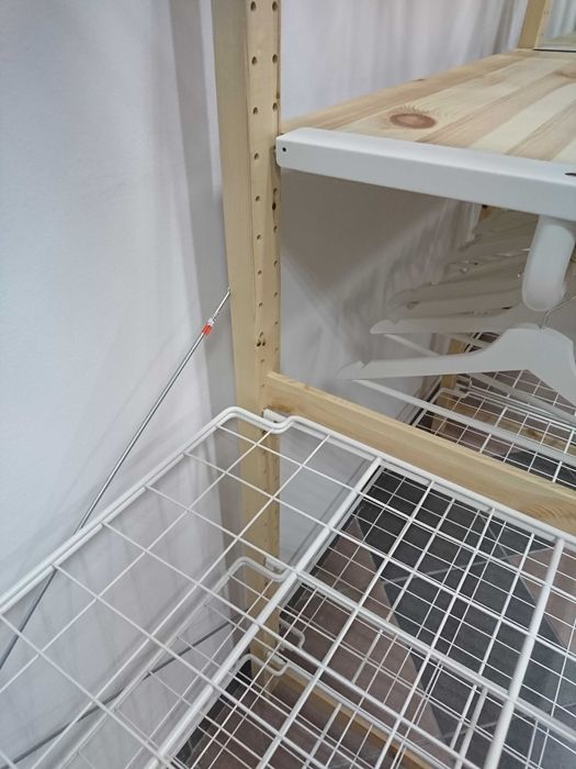 Regał garderoba Ikea IVAR 179x50 sosna