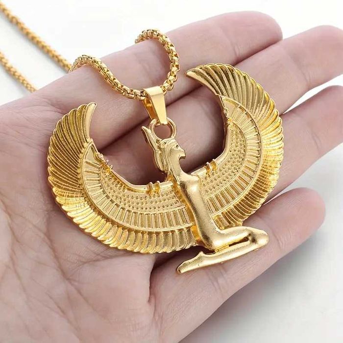 Ожерелье с подвеской в ??виде древнеегипетской богини для мужчин