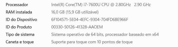 Portátil HP 850 G4 TOUCH TECLADO PT como NOVO