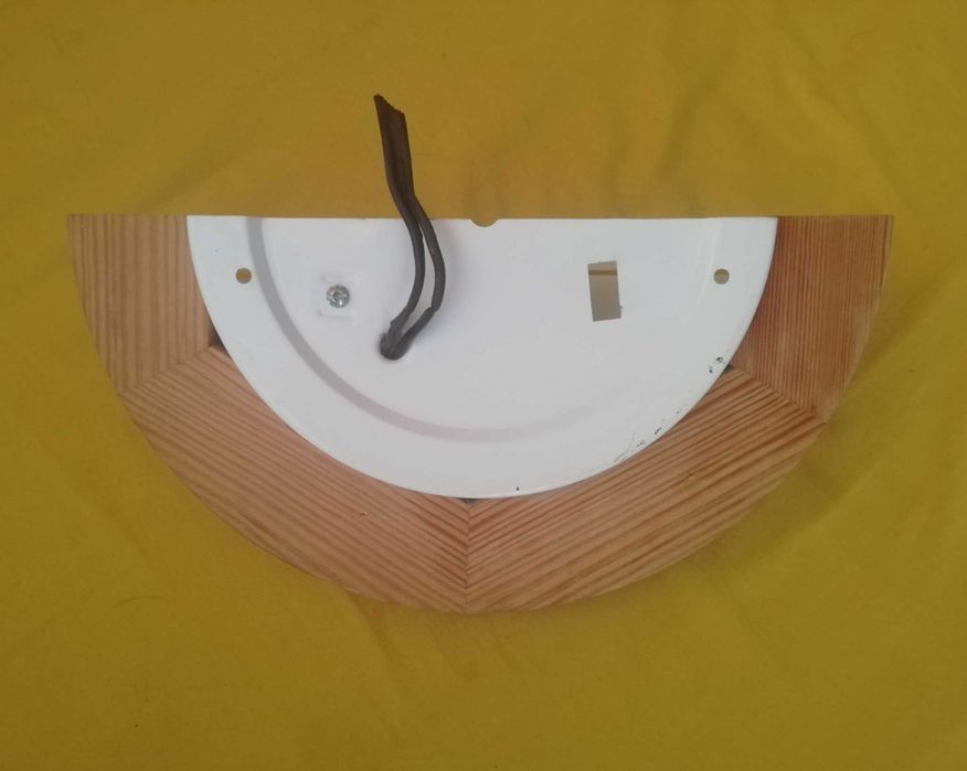 Kinkiet ścienny połówka plafon K-1/2 olcha 60W