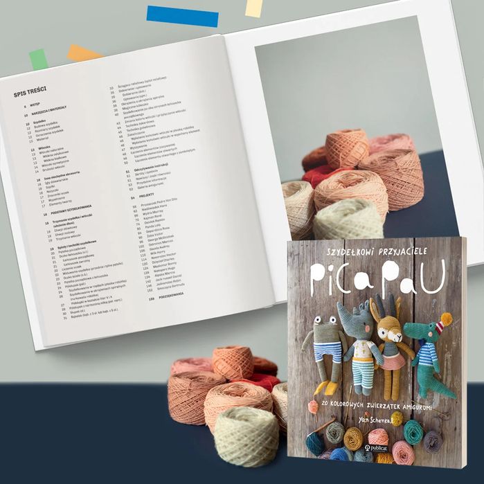 Szydełkowi przyjaciele Pica Pau, Yan Schenkel 20 wzorów amigurumi