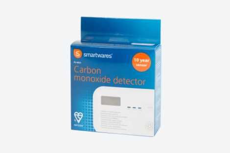 Czujnik czadu, detektor tlenku węgla CO, SMARTWARES (PD‑8826) NOWY