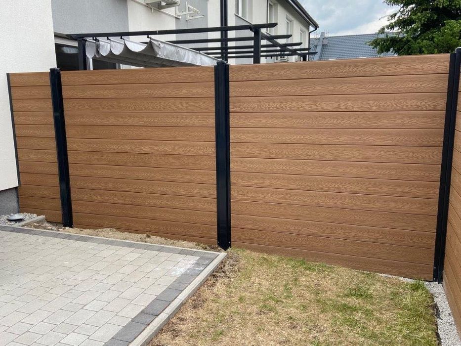 Ogrodzenie Kompozytowe Ultra Premium, kompletny system ogrodzeniowy