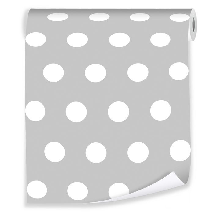 KUP 3 ZAPŁAĆ MNIEJ Tapeta Kropki Kulki Białe Dla Dzieci 3D Na Ścianę