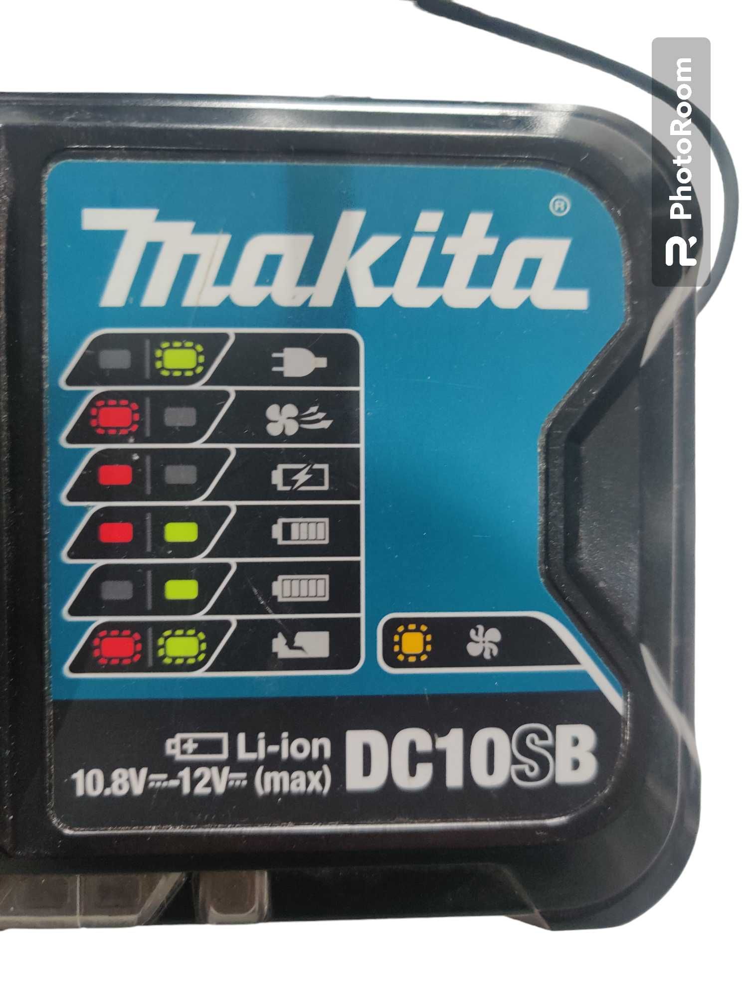 Makita DC10SB ładowarka+ 2 MAKITA BL1021B