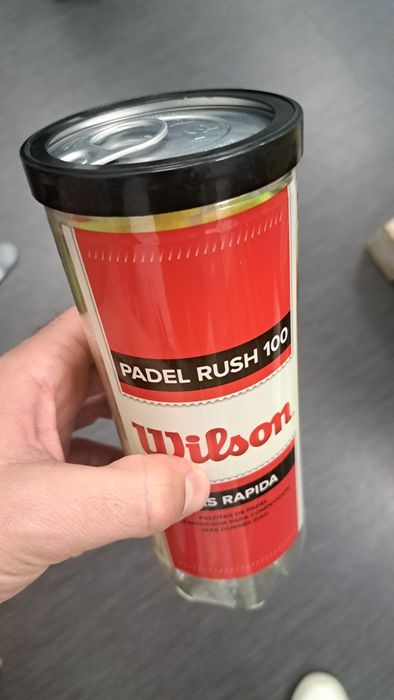 2 Tubos selados Bolas Padel Wilson Rush 100