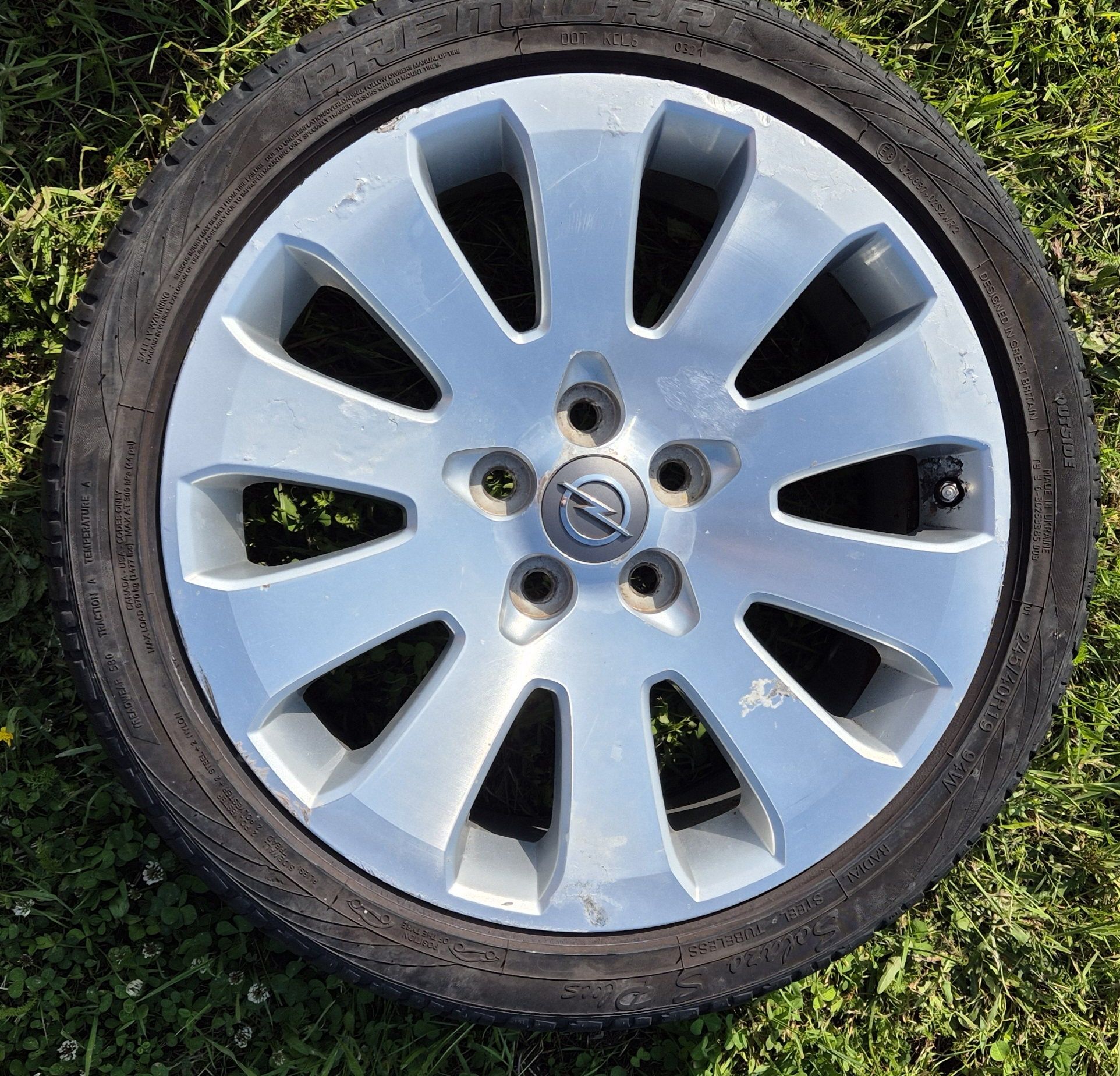 Alufelgi komplet Opel 19' 5x120