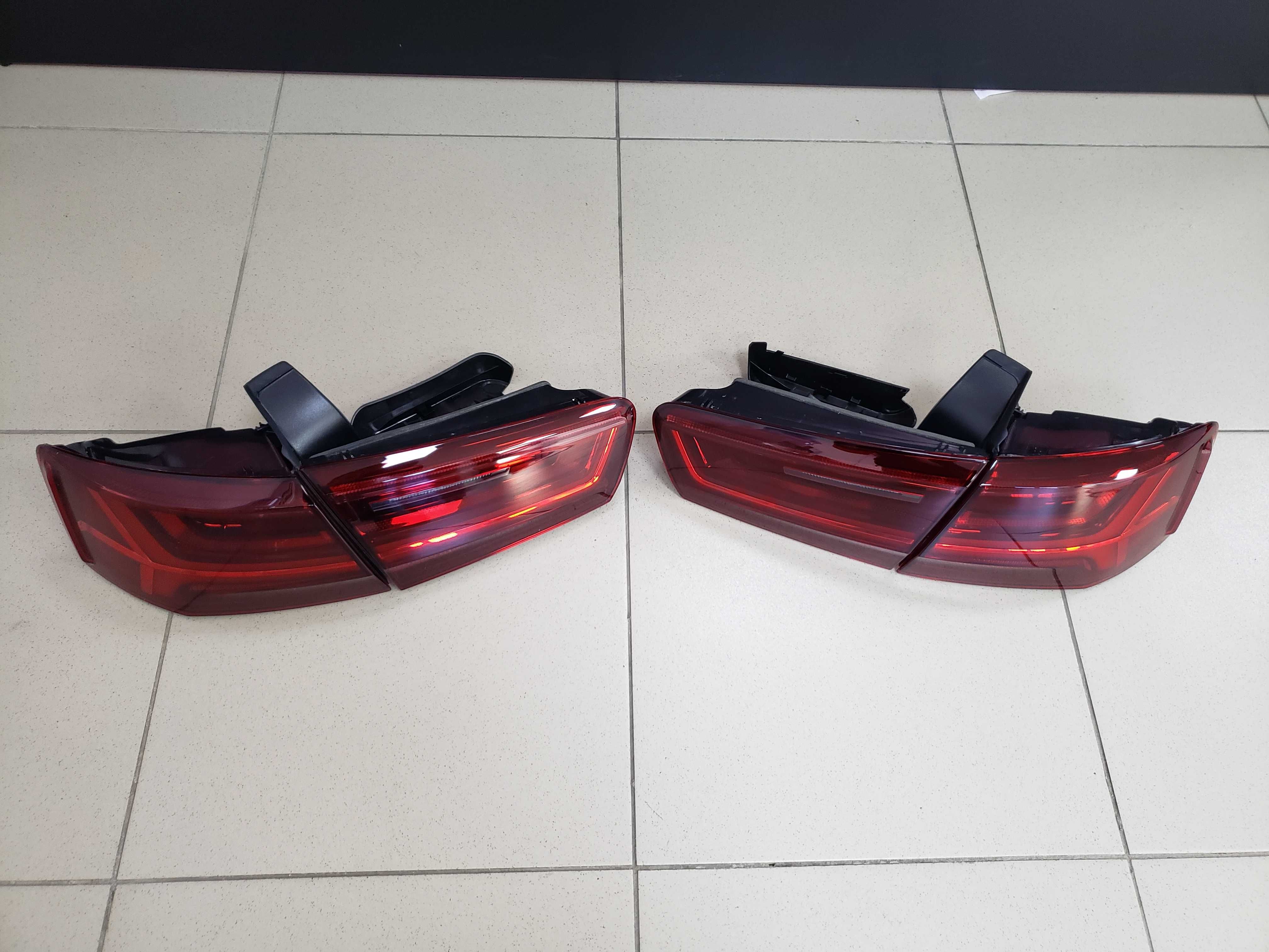 Фонари стопы на Audi A6 C7 14-18г задние фонари лед LED ауди а6 с7 LCI
