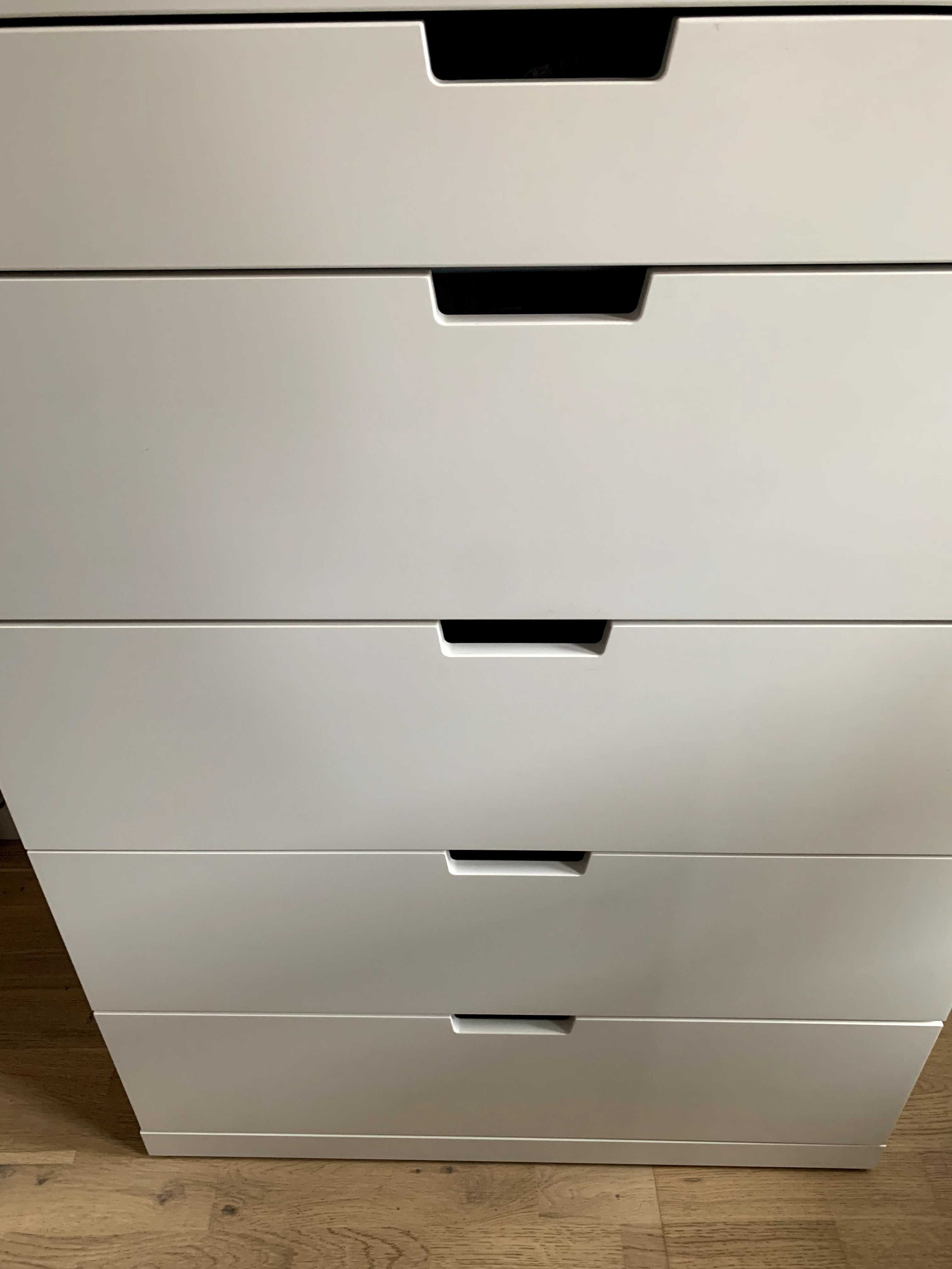 Ikea Kallax komoda biała 6 szuflad duża pojemna zadbana