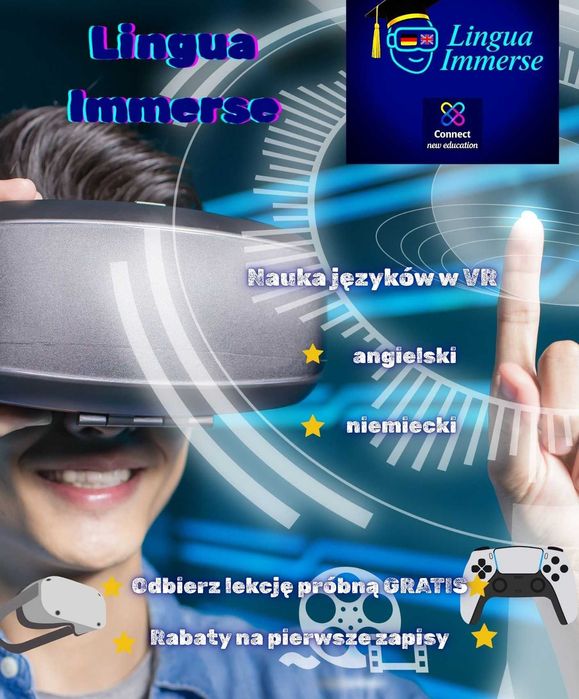 Kursy języka niemieckiego i angielskiego – online, stacjonarnie, VR