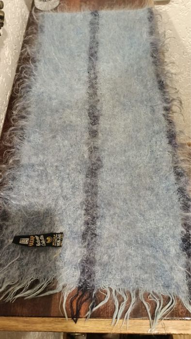 130/30см Индия Нахар натуральный мохер шарф мужской