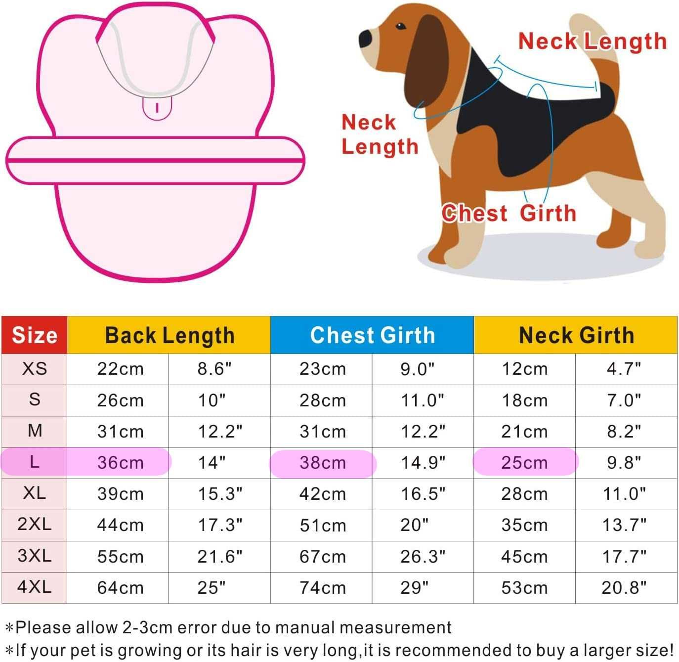 Kurteczka przeciwdeszczowa/płaszcz dla psa, różowy transparentny L