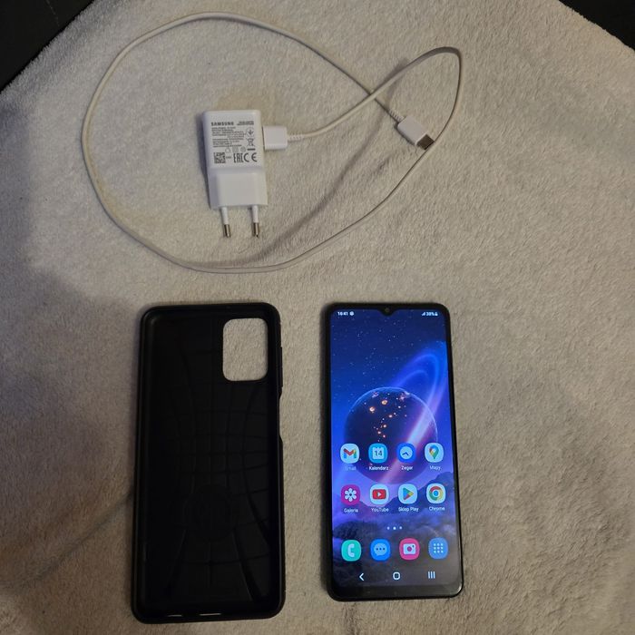 Smartfon Samsung Galaxy M12 4GB/64Gb + folia 3mk i etui  Spigen