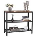 Konsola Songmics drewno, metal  101,5 x 80 x 35cm  Ubytek w blacie!