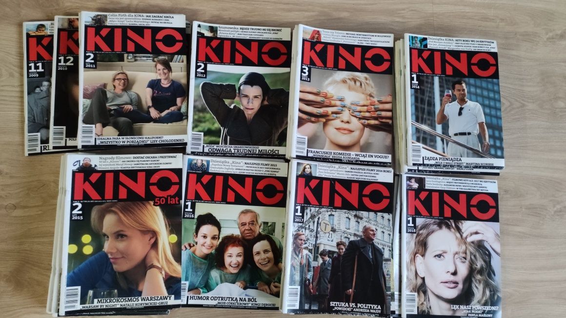 KINO magazyn nr 2,4,5,7/8,11 /2011 (5 numerów, stan świetny)